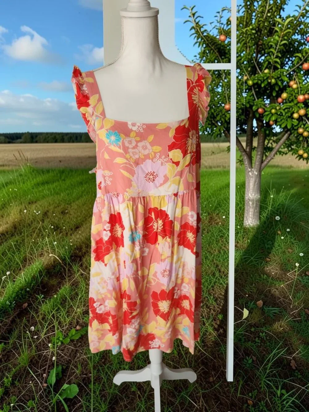 🌺 Emily Wonder Floral Babydoll Dress Size Large NWT 🌺 - Picture 2 of 11